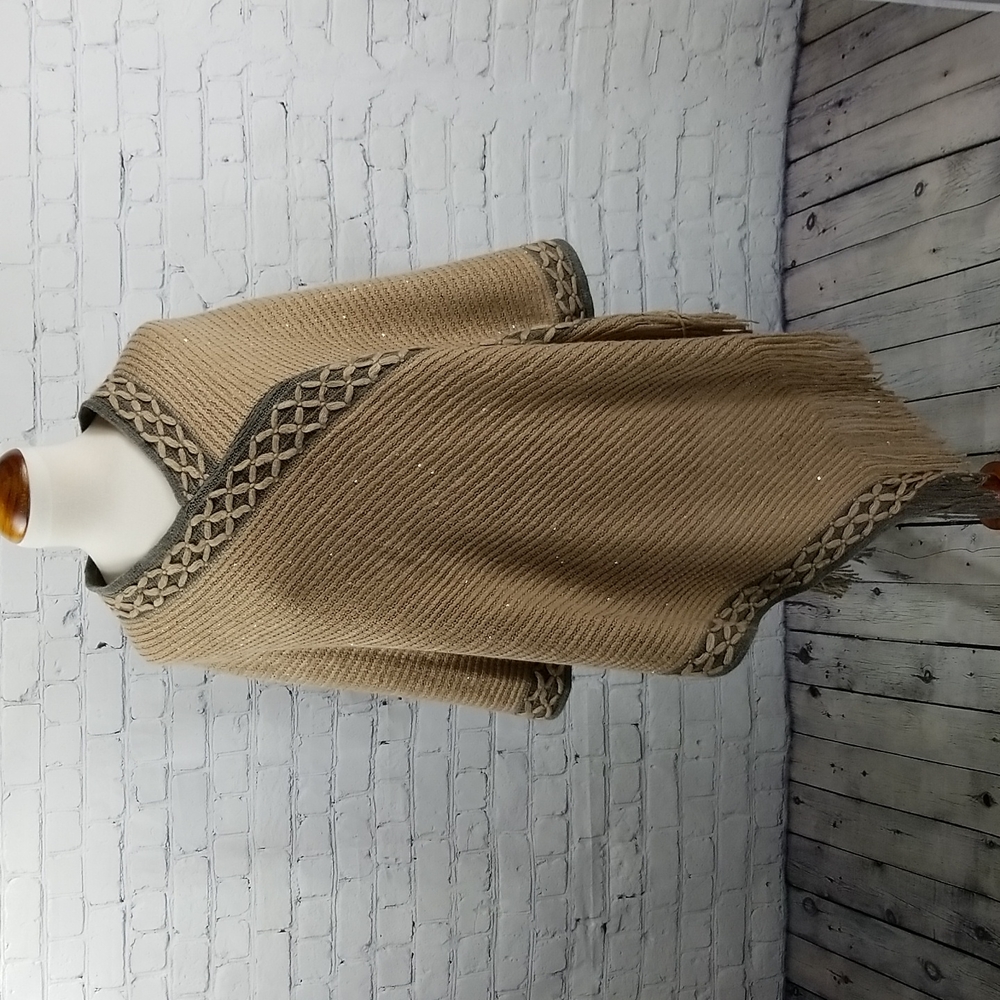 Mixit Fringed Poncho